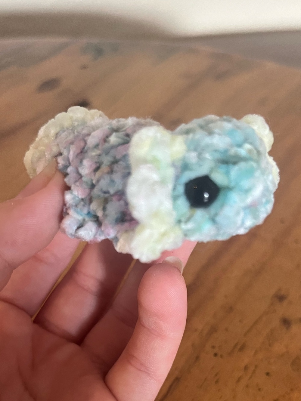 Handmade crocheted Baby axolotl - Picture 1 of 6